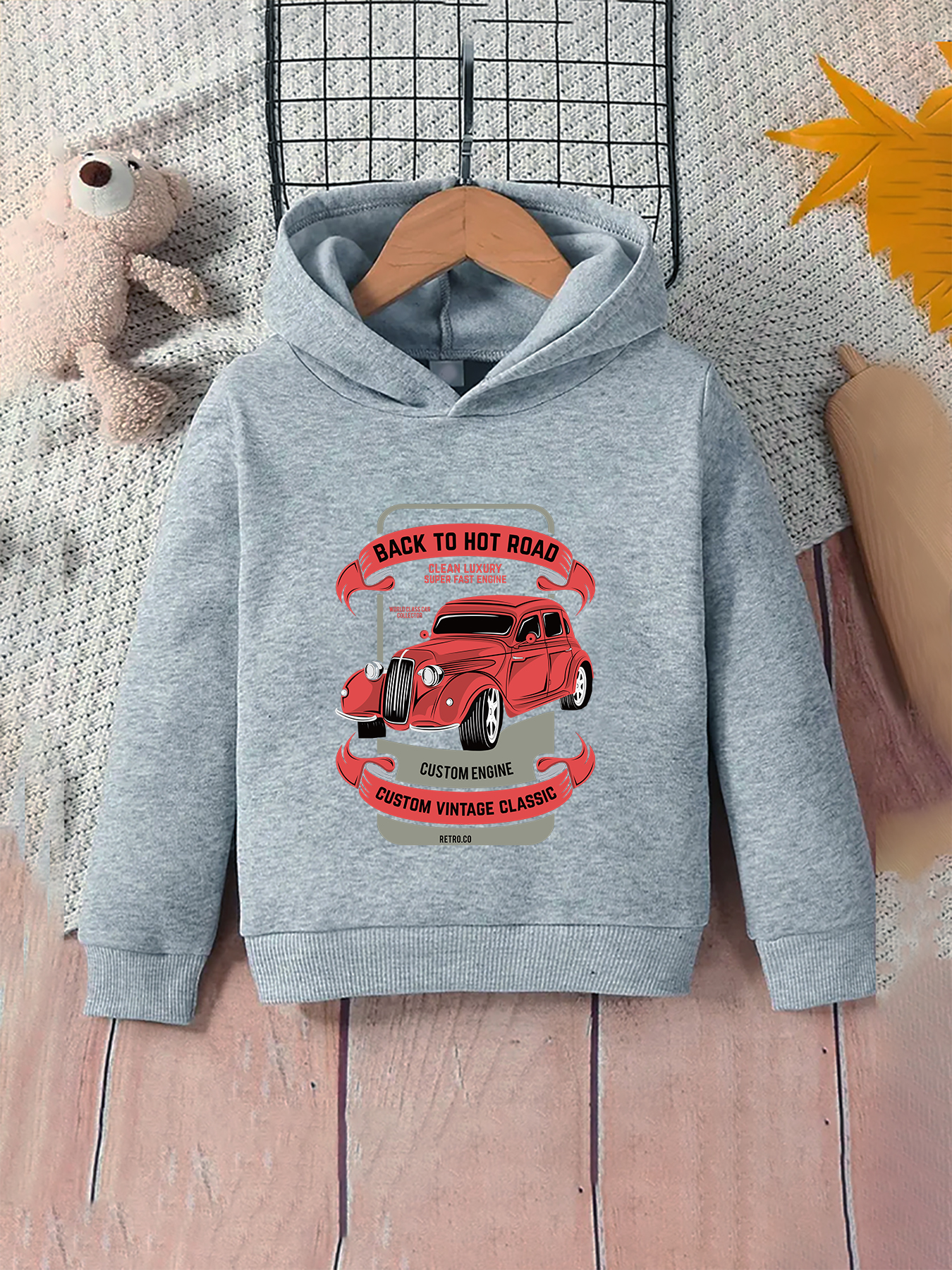 Vintage Kids' Sweatshirt - Grey