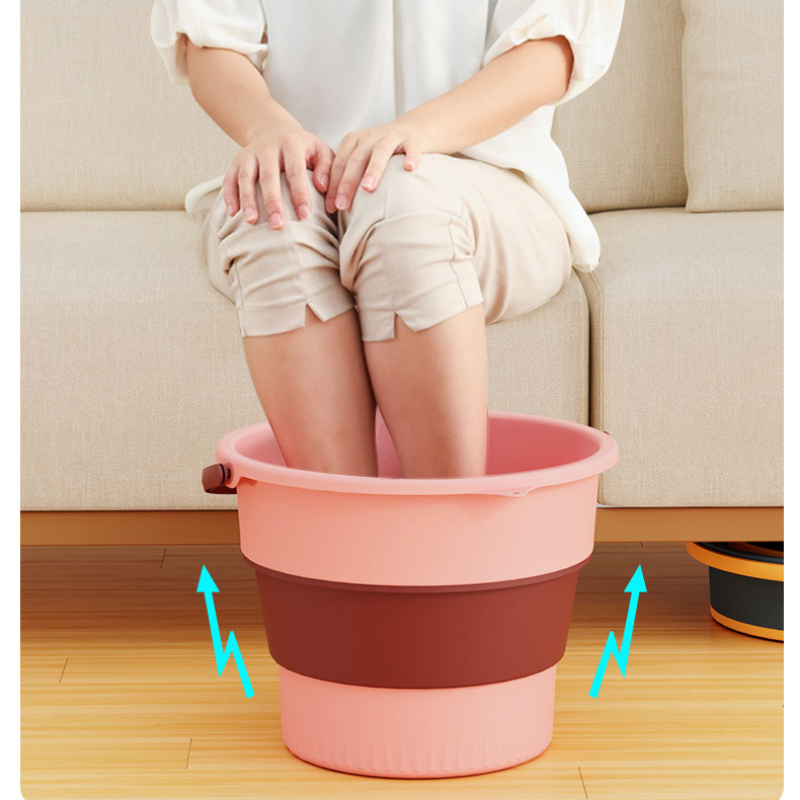 Folding Bucket Household Foldable Water Bucket - Temu