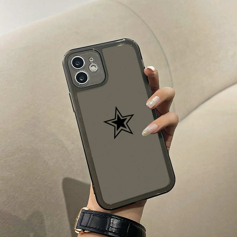 

Star Pattern Print Transparent Silicone Protective Phone Case Anti-fall Protective Phone Case For Iphone 14 13 12 11 Xs Xr X 7 8 6s Mini Plus Pro Max Se Gift For Birthday/easter/boy/girlfriend