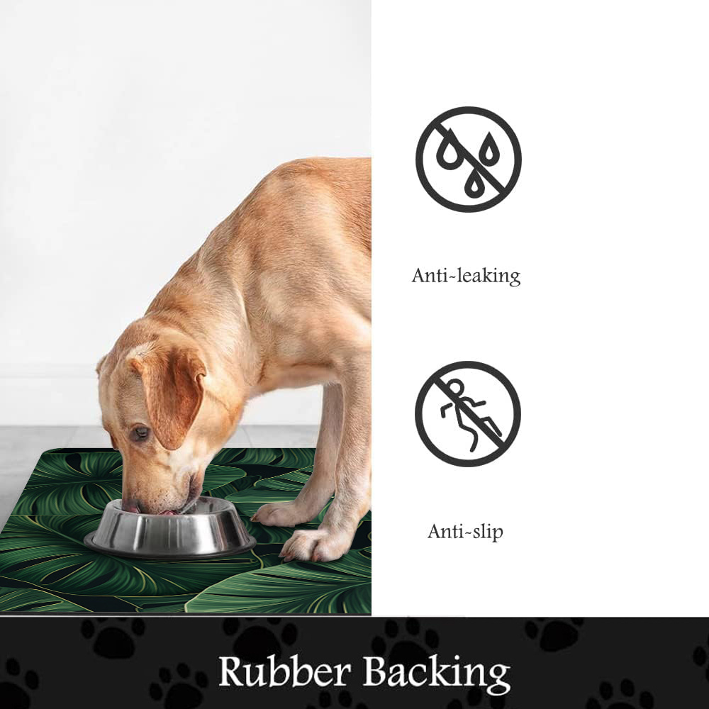  Pet Feeding Mat-Absorbent Quick Dry Dog Mat for Food and Water  Bowl-No Stains Easy Clean Dog Water Dispenser Mat-Dog Accessories-Cat Dog  Feeding&Watering Supplies-Dog Water Bowl Mat for Messy Drinkers : Pet