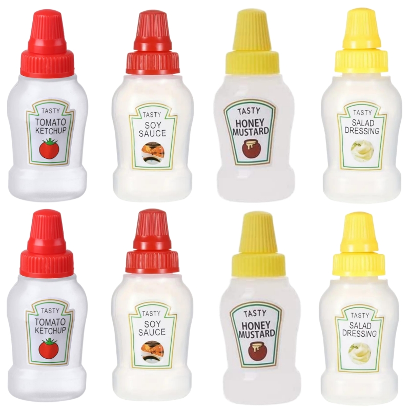 Portable Mini Ketchup Bottles Perfect For Adults - Temu