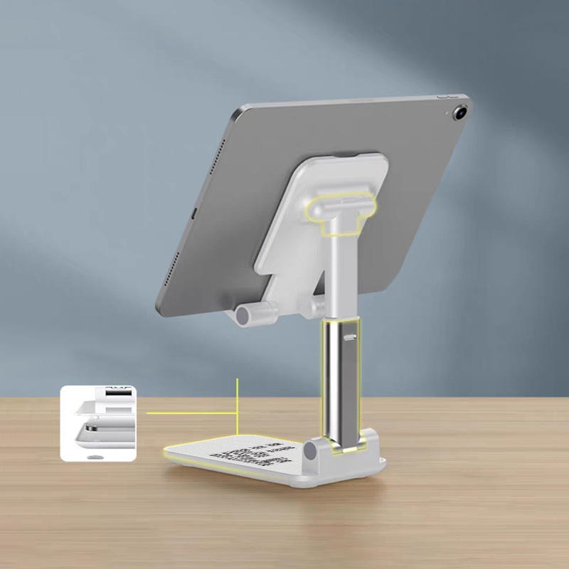 Porta Cellulare E Tablet Da Tavolo Supporto Telefono Scrivania Universale Pieghe - 4