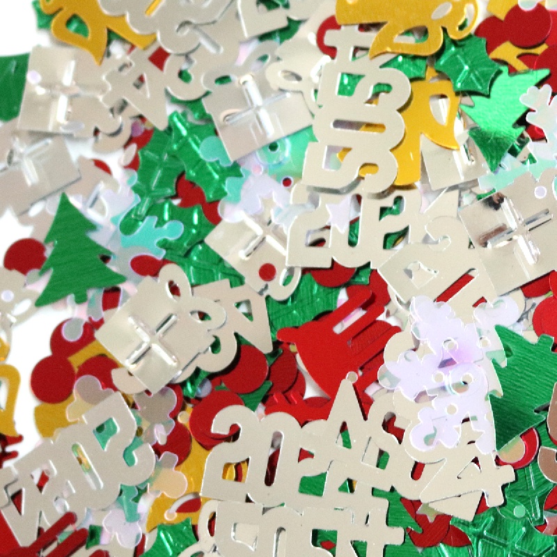 Confettis Or Et Argent De Noël & Nouvel An - déguiz-fêtes
