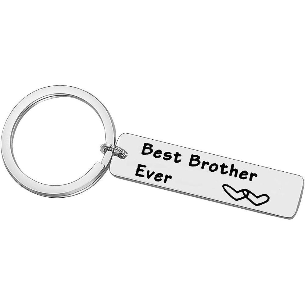 1pc Brother Keychain Gifts Christmas Birthday Gifts for Brother Graduation Gifts Inspirational Gifts for Brother Family Gift for Men,Temu