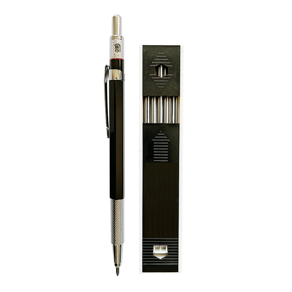 Mechanical Pencil Set 2b Black Lead Automatic Pencil Art - Temu