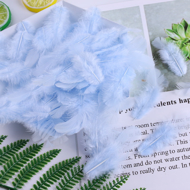 Soft Faux Feather Handmade Feather For Gift Box Home Wedding - Temu