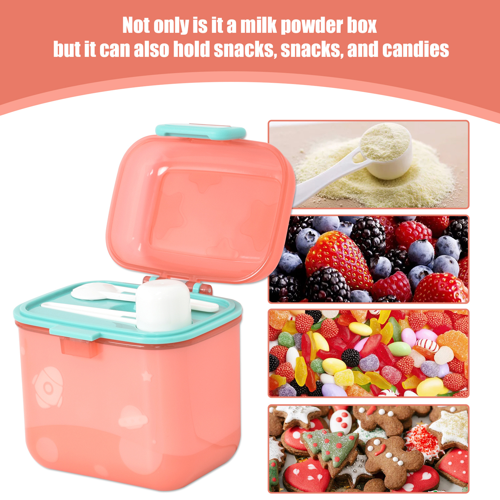 Formula Dispenser For Travel Portable Milk Powder Formula - Temu