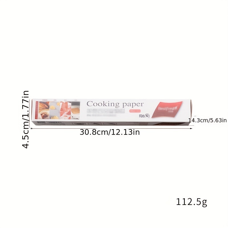 1 Roll, Parchment Paper, 12.13''x196.85'', Vintage Newspaper Pattern,  Silicone Oil Paper, Anti Stick, High Temperature Resistant, Baking Tray Oil  Pape