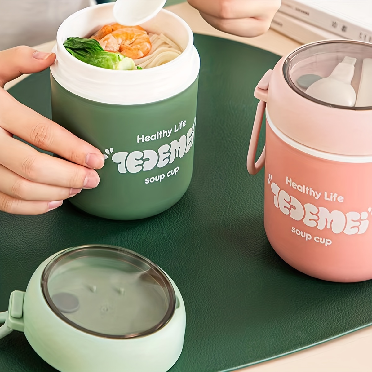 Thermal Insulated Lunch Box, Food Soup Container, For Teenagers And Workers  At School, Canteen, Back School, For Camping Picnic And Beach, Home Kitchen  Supplies - Temu