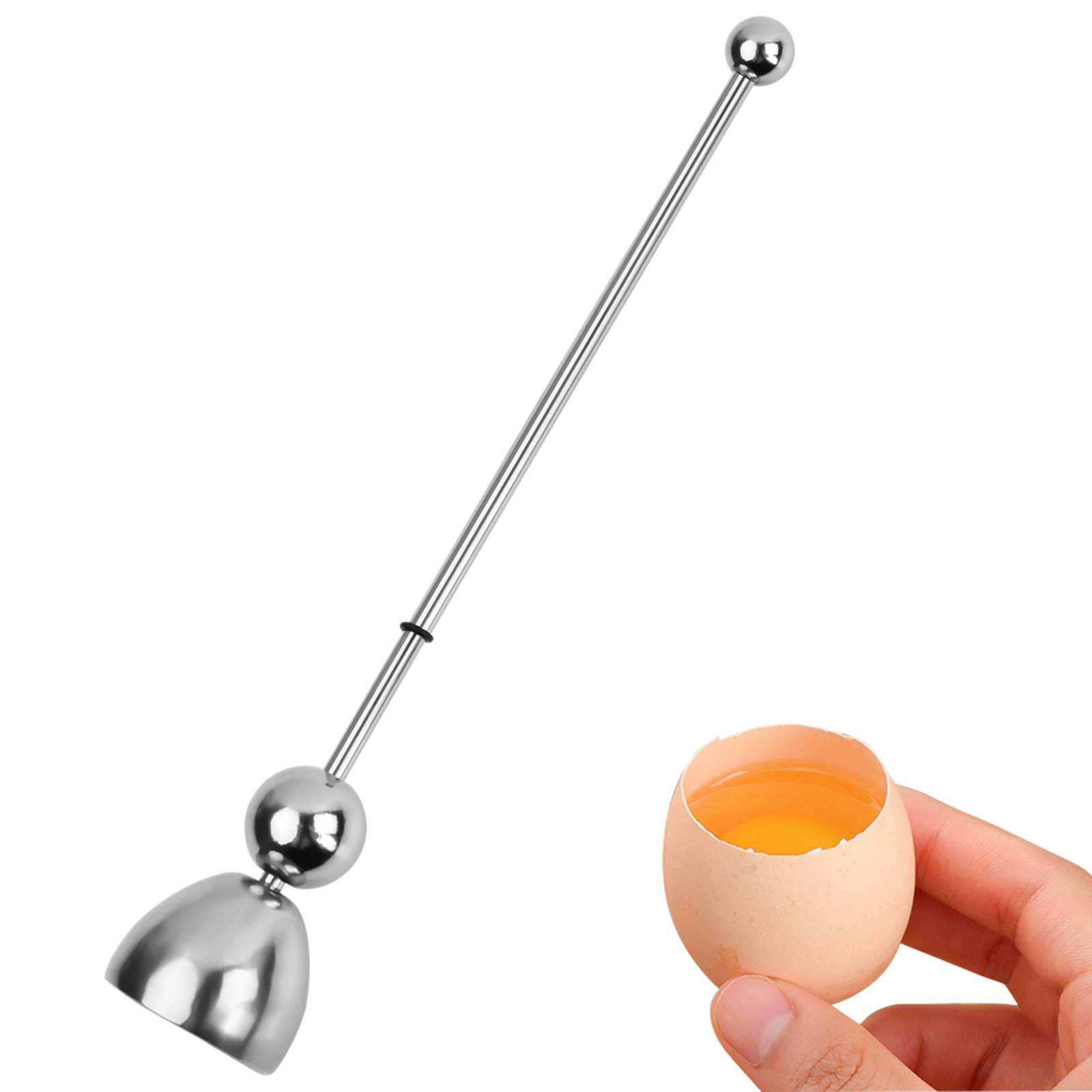 Stainless Steel Egg Cutter Hexagonal Cutting Cooked Egg Tool