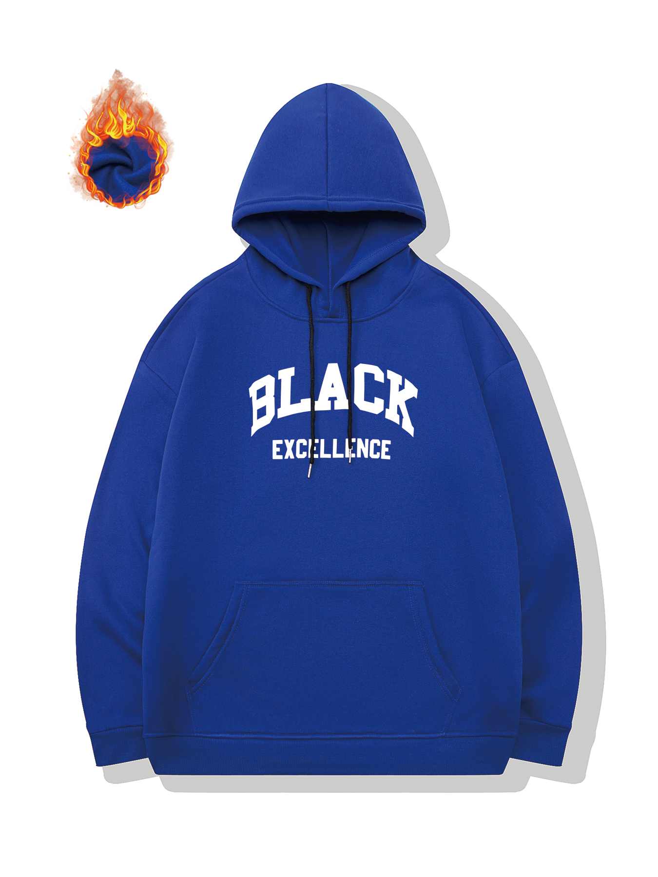 Blue and black online hoodie mens