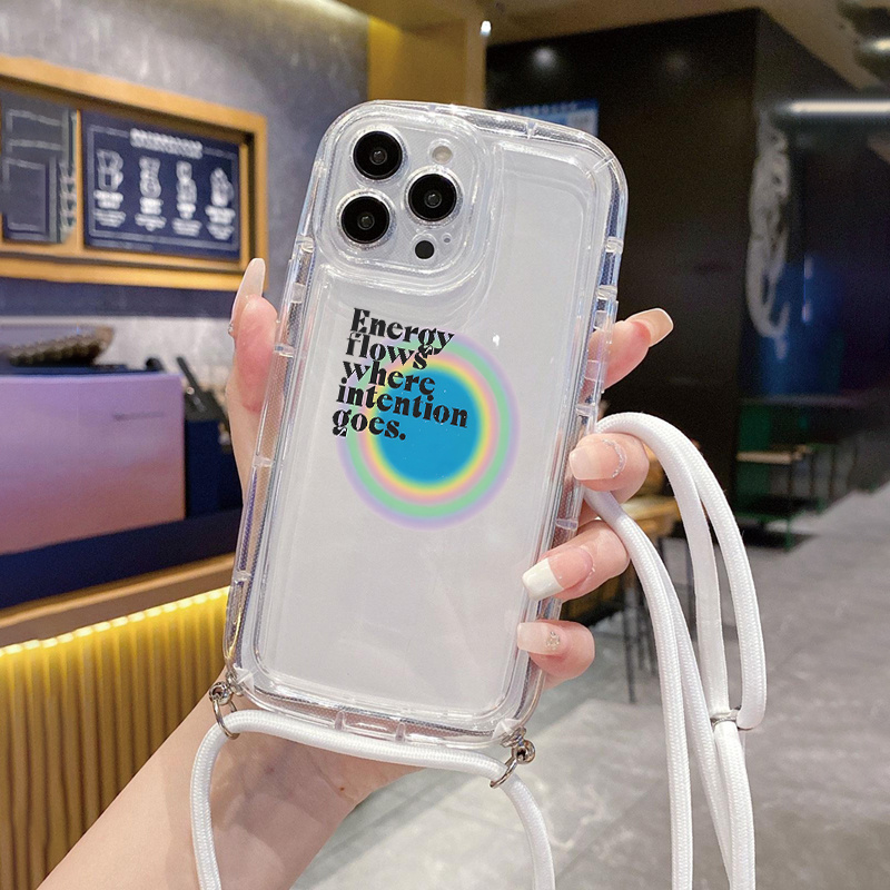 rainbow rings graphic phone case lanyard 11 14 Temu Philippines