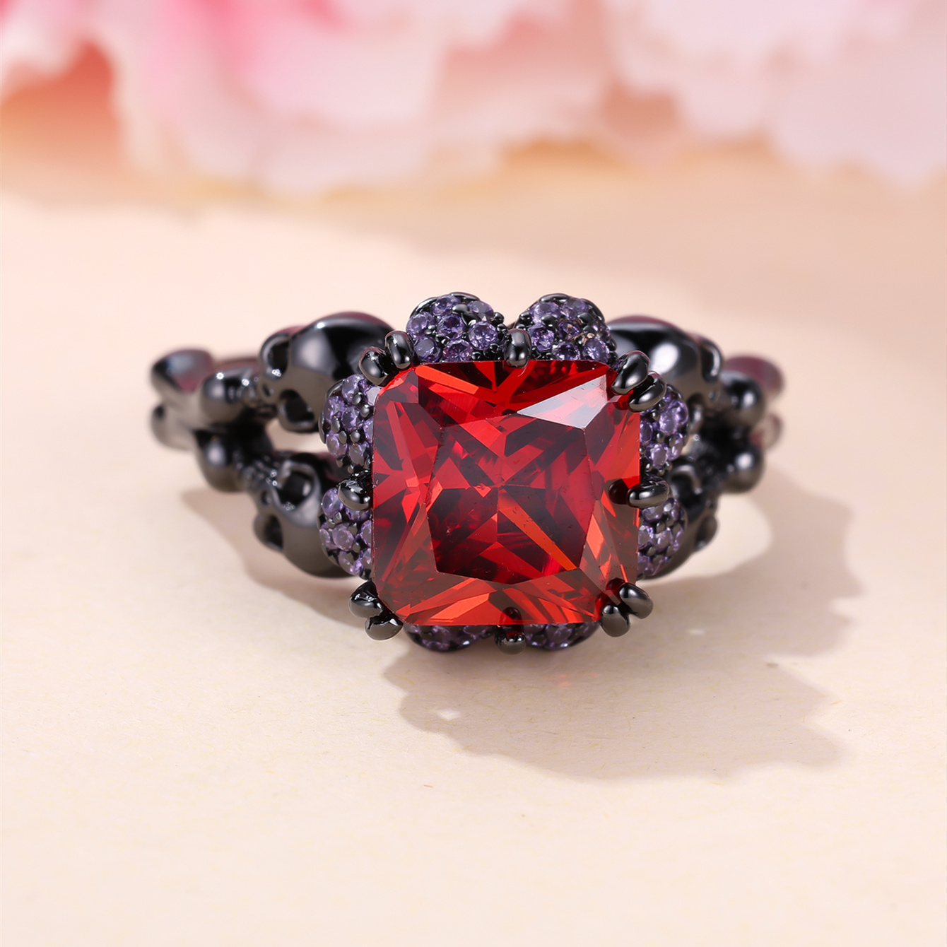 unigem souhait Gothic Column ring 9号-