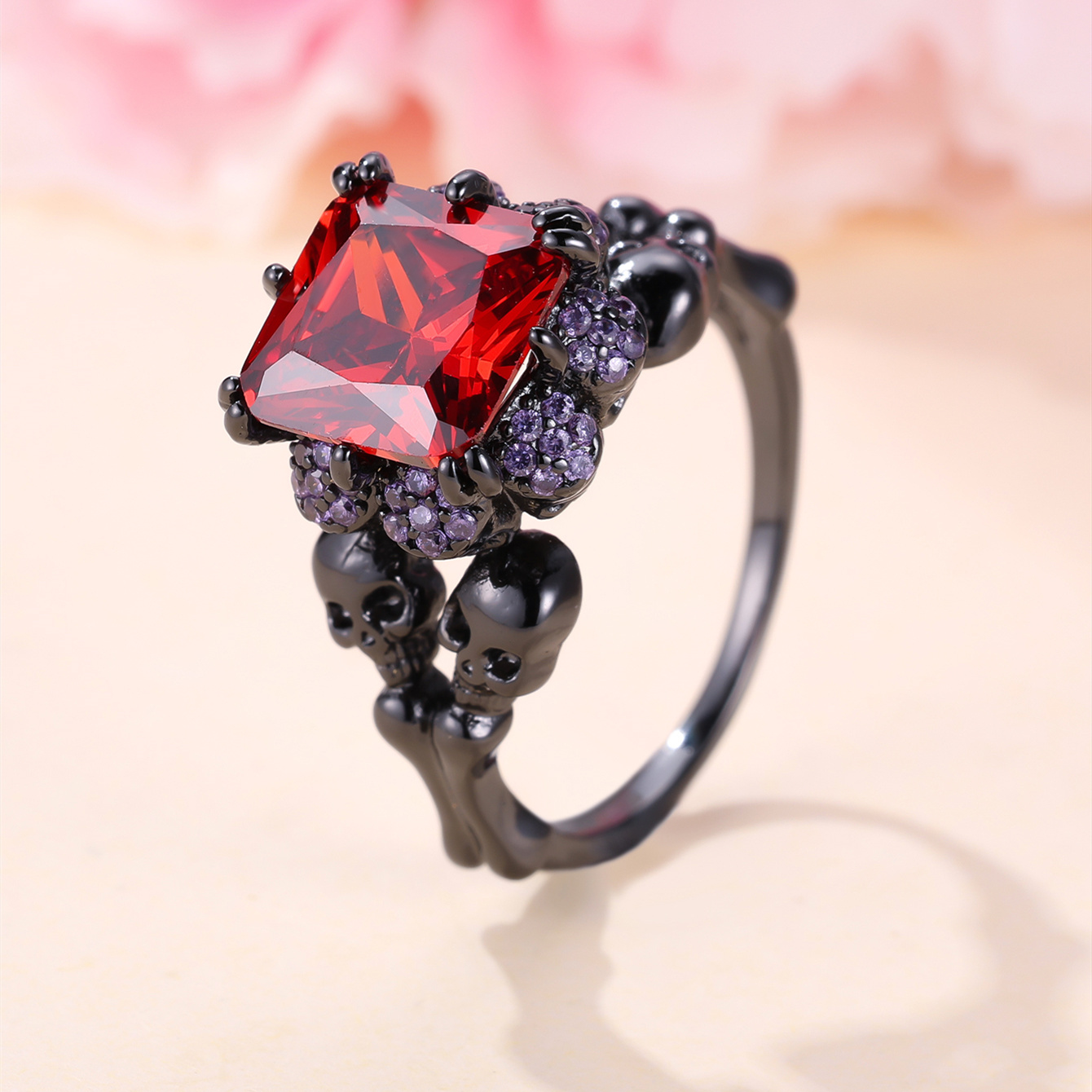 unigem souhait Gothic Column ring 9号-