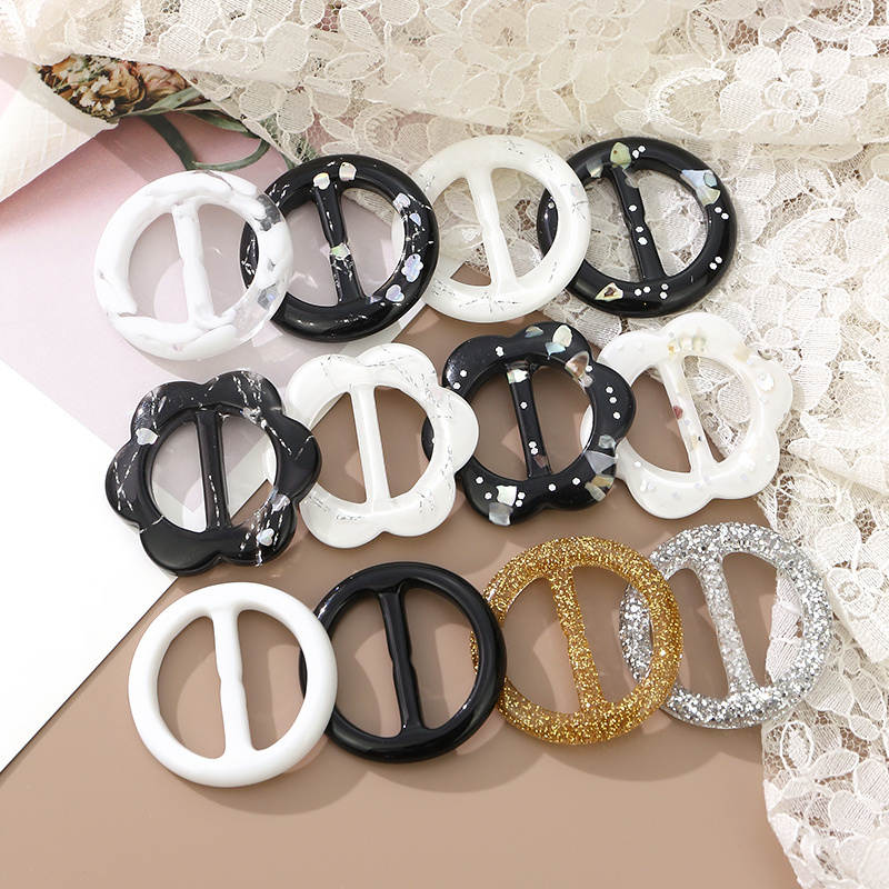5pcs T-Shirt, Blouses, Tee Clips Scarf Buckle Set Alloy Round Clothing Decoration for Women Girls, Free Returns & Free Ship, 1.49,Temu