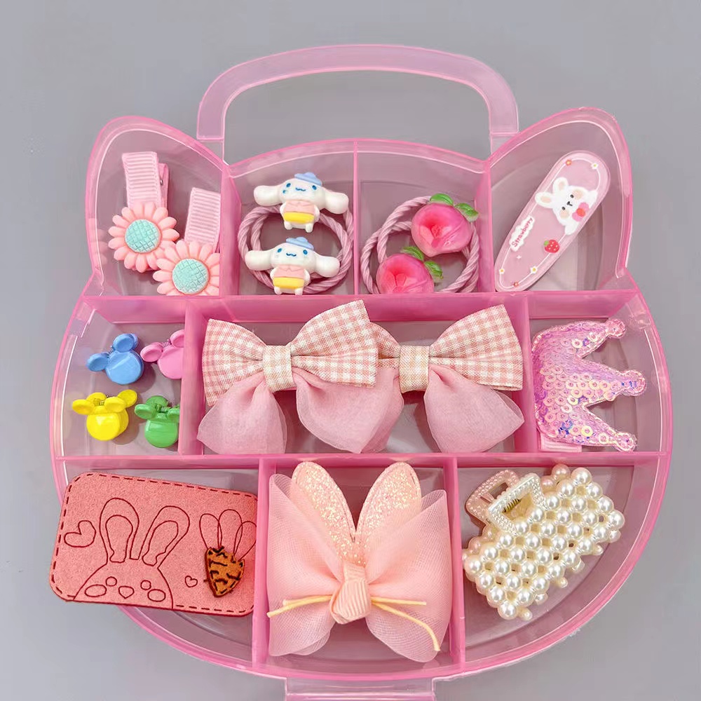 Boîte Cadeau Pour Coiffure Mignonne Et Douce, Épingle À Cheveux Pour  Petites Filles, Petit Élastique, Imitation Perle, Pince Requin, Pinces À  Bec De Canard Avec Boîte De Rangement - Bijoux Et Accessoires 