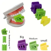 1 3pcs dental mouth prop silicone dental bite block orthodontic bite blocks dentistry accessories mouth prop mouth opener oral care tools for dentists details 1