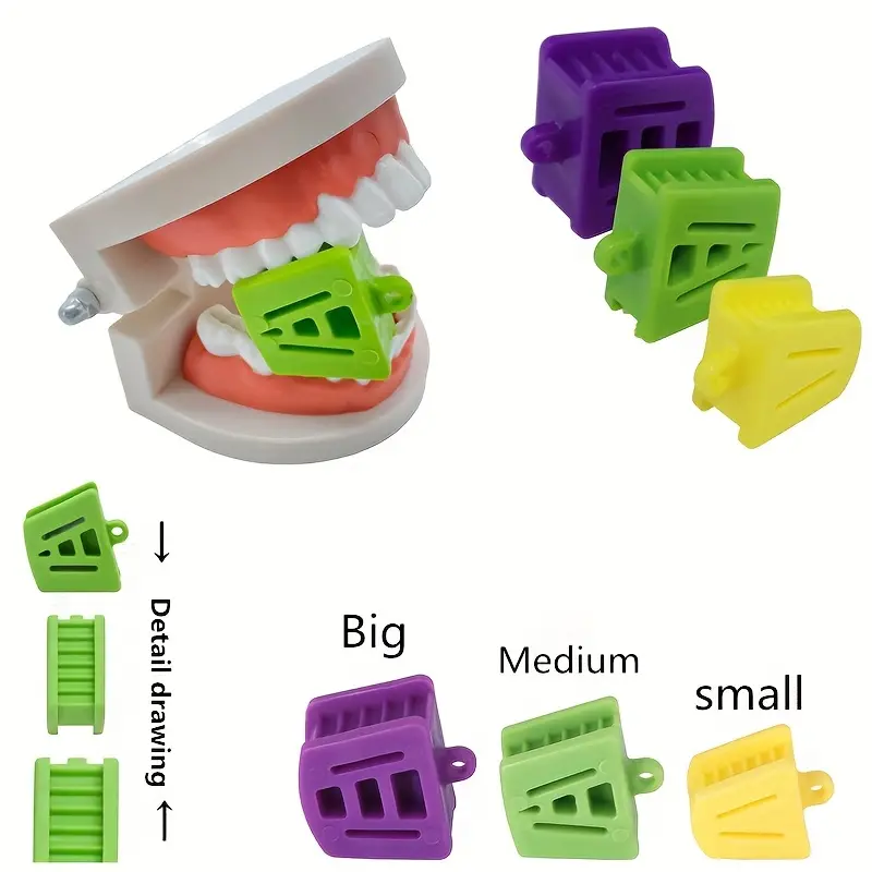 1 3pcs dental mouth prop silicone dental bite block orthodontic bite blocks dentistry accessories mouth prop mouth opener oral care tools for dentists details 1