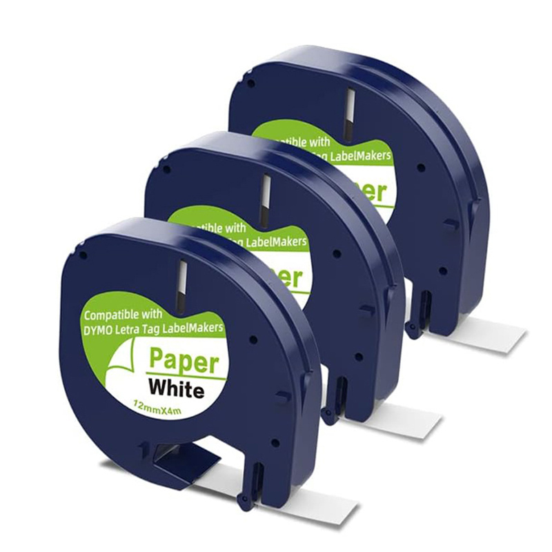 Label Tape Compatible Dymo Letratag White Paper Refill 91330 - Temu