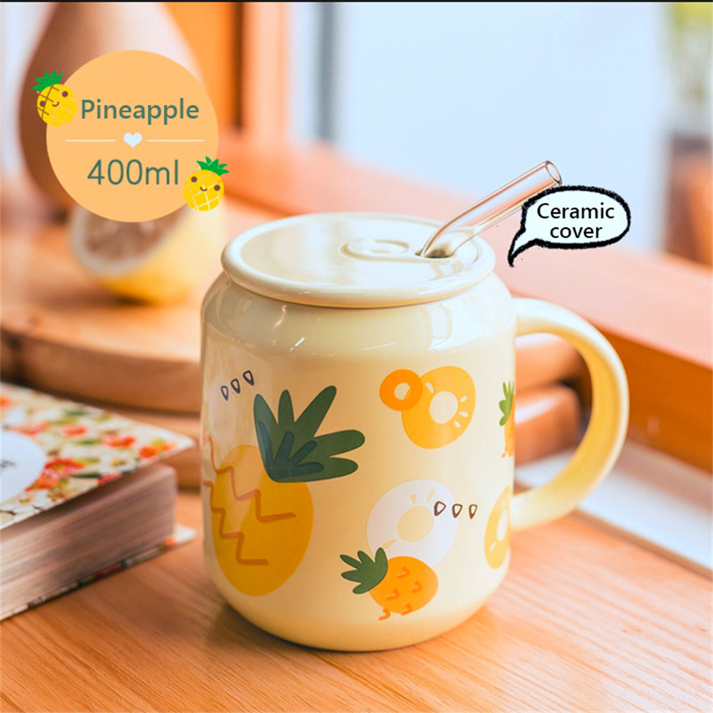 Kawaii Ceramic Mug Cute Coffee Cup Milk Tea Water Cups Creative