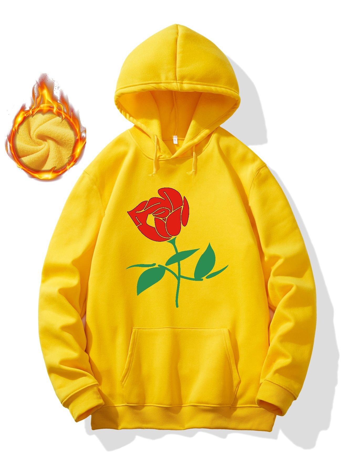 Sweat À Capuche Imprimé Fleur, Sweats À Capuche Cool Pour Homme, Sweat À  Capuche Design Décontracté Pour Homme Avec Streetwe