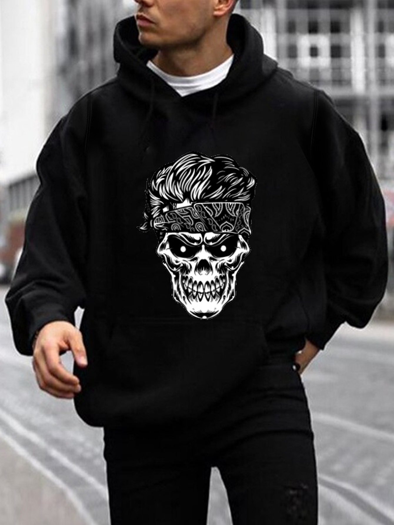 Unisex Pirate Caribean Hoodies 3D Printing Skull Graphic Hoodies Fleece  Pullover Hooded Sweatshirt Pockets Set 6