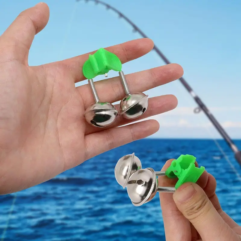 Fishing Alarm Bells Clip Rods Fishing Gear (green) - Temu