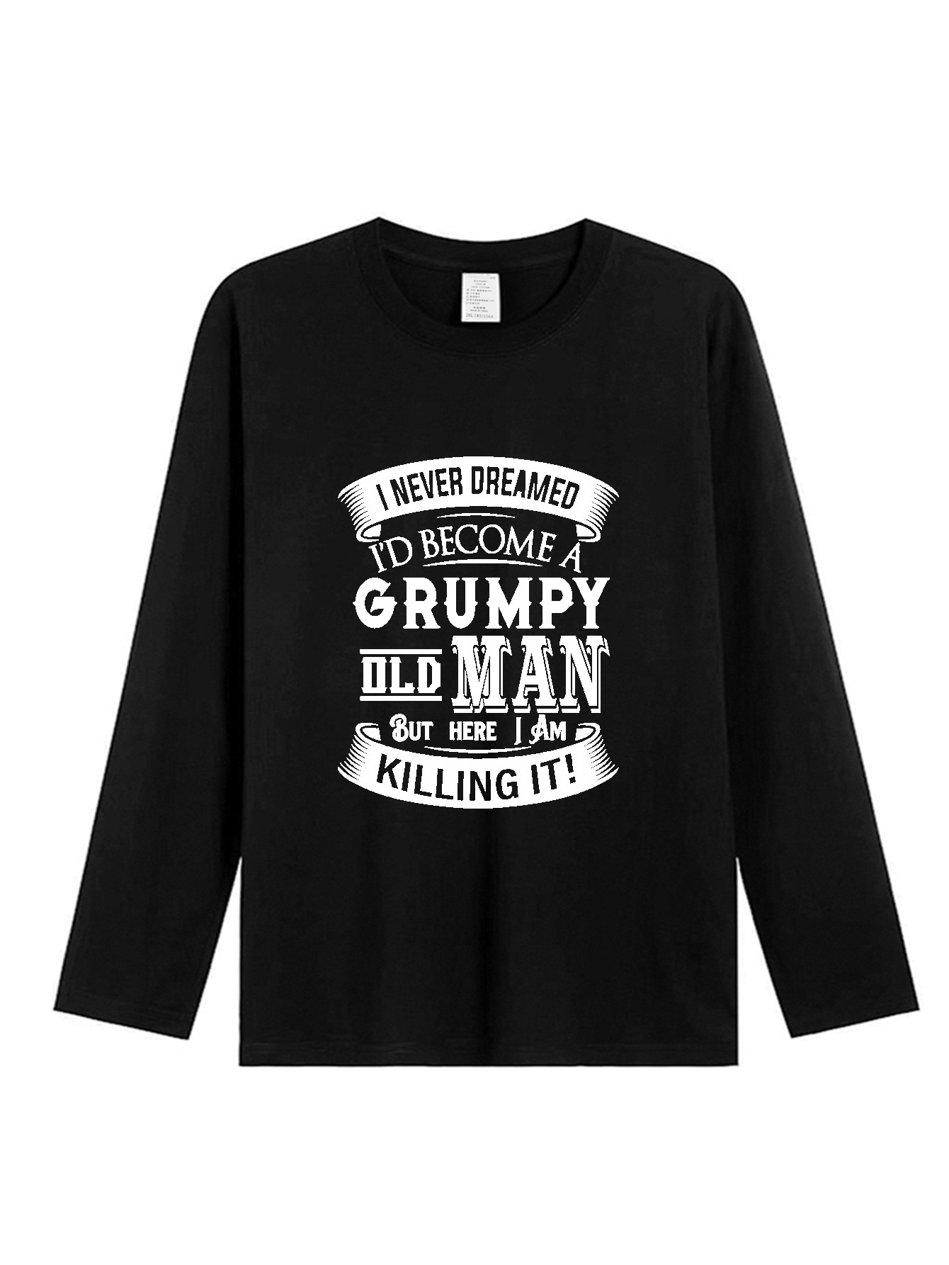 Walk Away Grumpy Old Man Mens Tee | 90 Days Buyer Protection