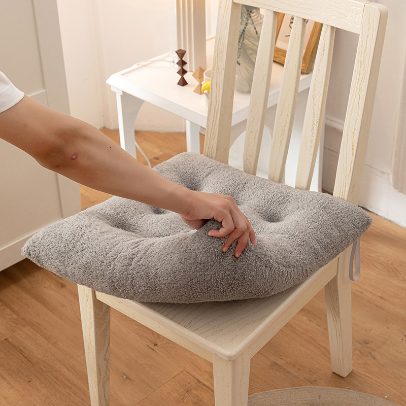 1pc Plush Chair Pad