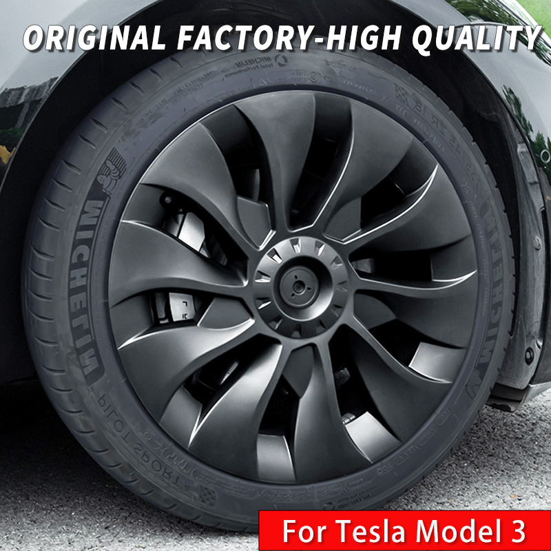 4 pièces Cache-Moyeux pour Tesla Model 3 Y S 56MM, Centre de Jante