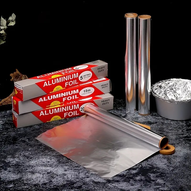 1 Roll Household Durable Non Stick Aluminum Foil For Bbq Roasting Baking  And Food Storage Baking Supplies Kitchen Items - Health & Household - Temu  Malaysia