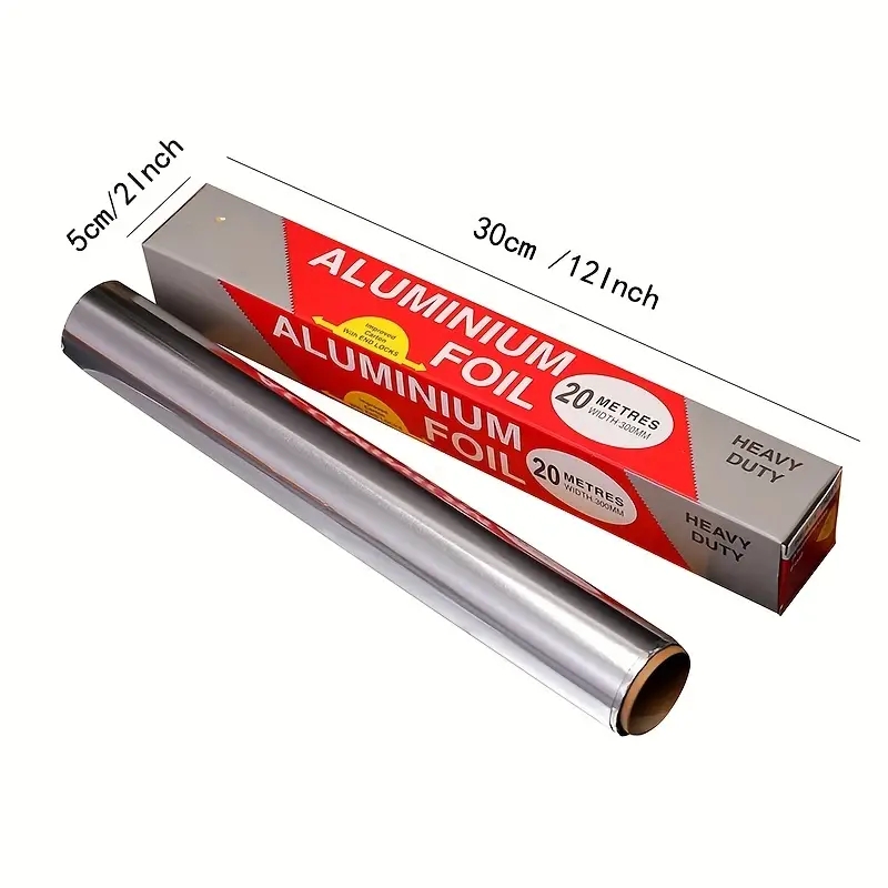 1 Roll Household Durable Non Stick Aluminum Foil For Bbq Roasting Baking  And Food Storage Baking Supplies Kitchen Items - Health & Household - Temu  Malaysia