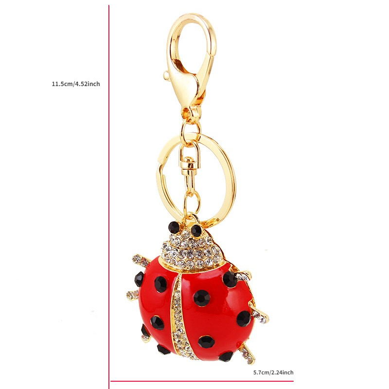 Carino Portachiavi Coccinella Bling Strass Animale Lega Portachiavi Anello  Borsa Zaino Fascino Custodia Auricolare Accessori Donne Ragazze Regalo -  Temu Italy