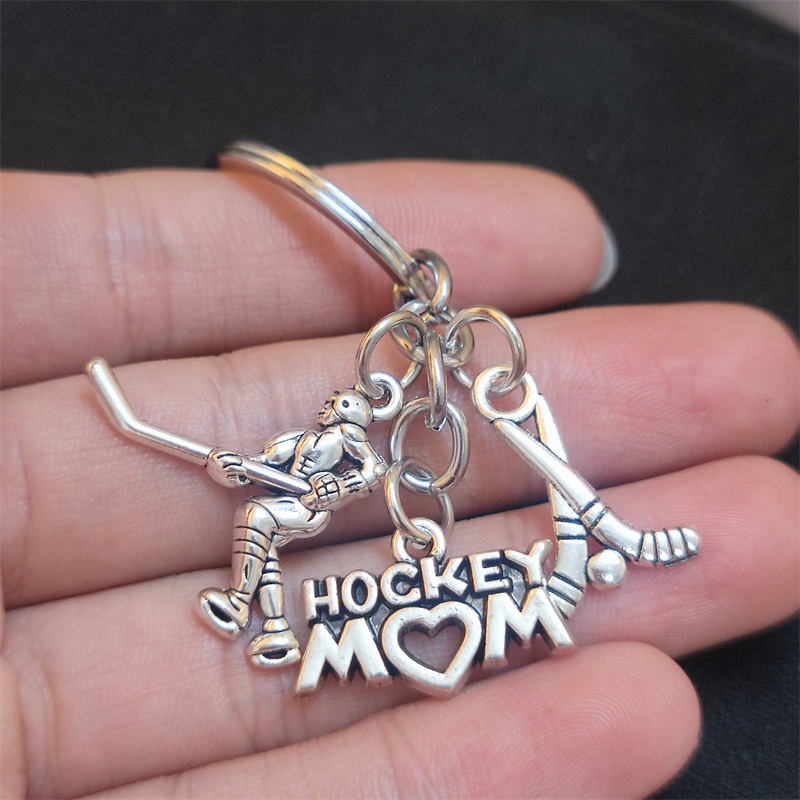 Hockey Mom Keychain Hockey Coach Gifts Hockey Gifts 