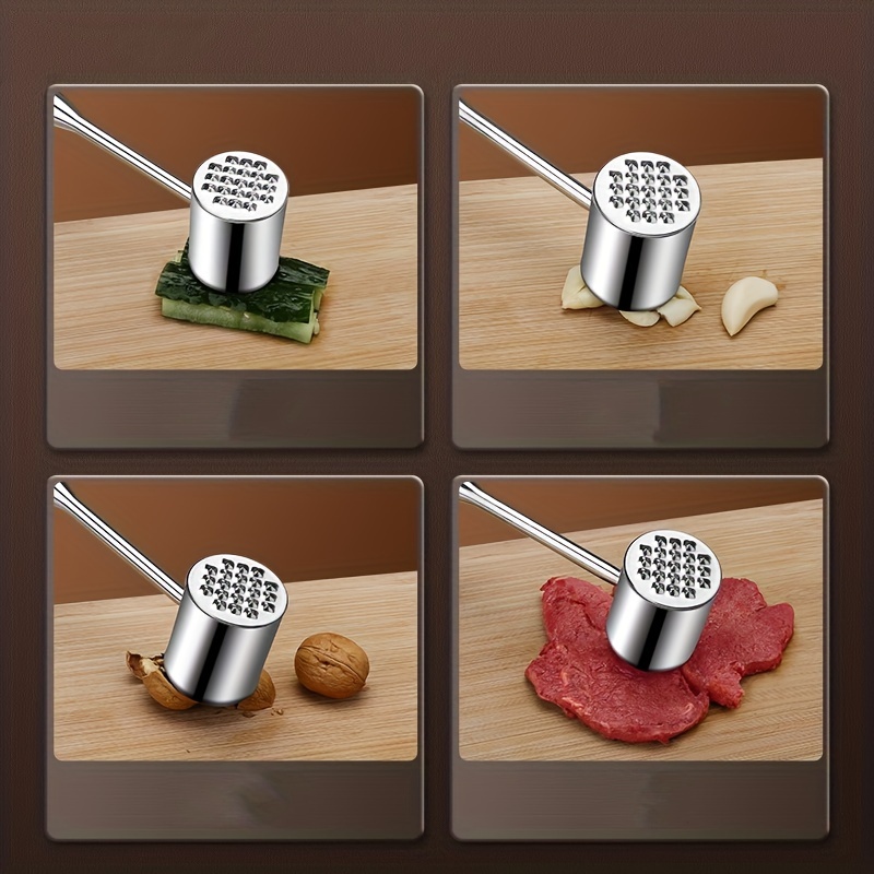Kitchen Meat Tenderizer Tool, Heavy Duty Meat Mallet, Meat Hammer, Metal  Meat Pounder, Kitchen Gadgets, Kitchen Accessories - Temu