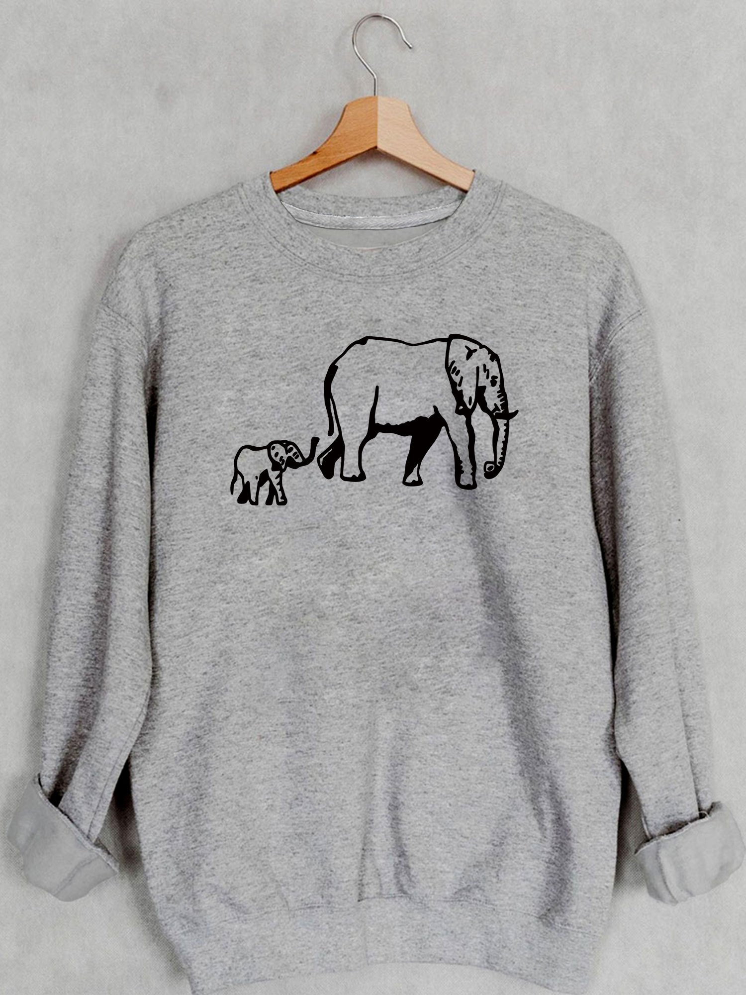 Elephant clearance sweatshirt womens