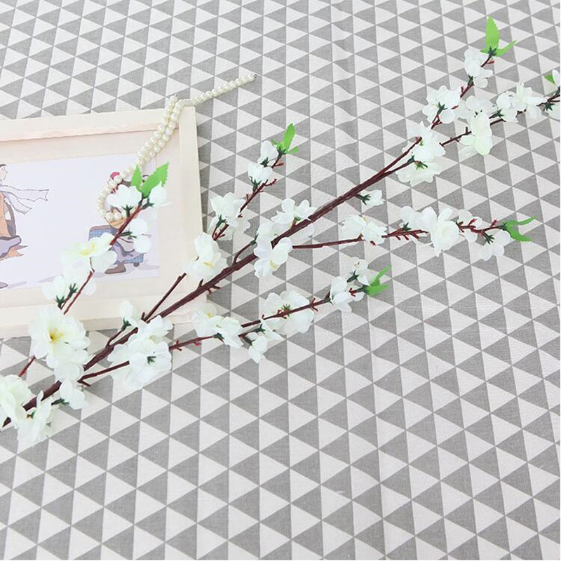 Artificial Cherry Flower Branches Silk Spring Peach - Temu