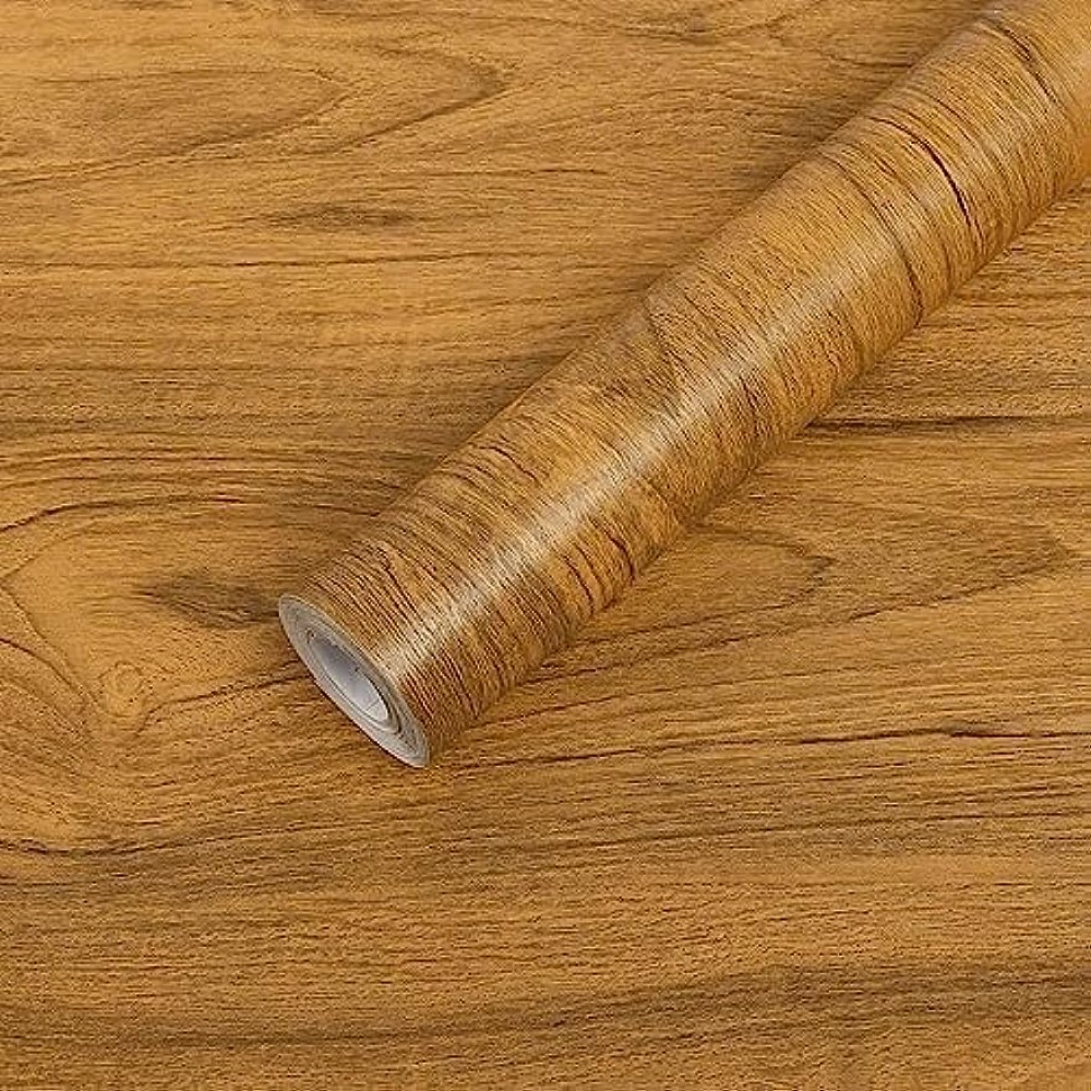 Papel tapiz de PVC autoadhesivo impermeable, rollo de papel tapiz blanco de  madera para puerta de