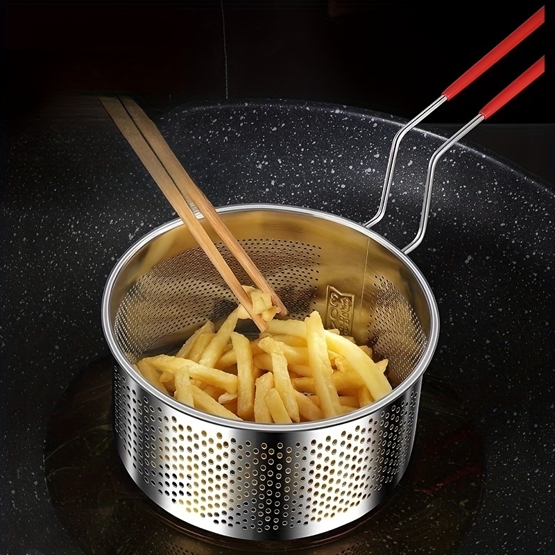 Kitchen Accessories Ss 304 Food Grade Wire Mesh Basket Strainer for Pasta  Cooking - China Pasta Cooker Baskets and Stainless Steel Pasta Basket price