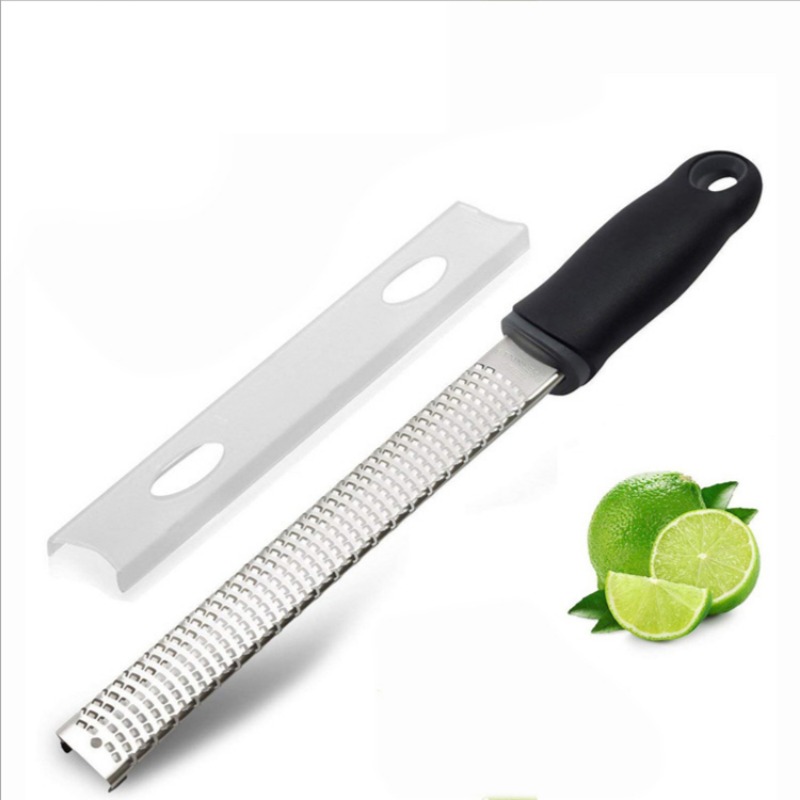 Custom Logo Cheese Grater & Lemon Zester with Protect Cover