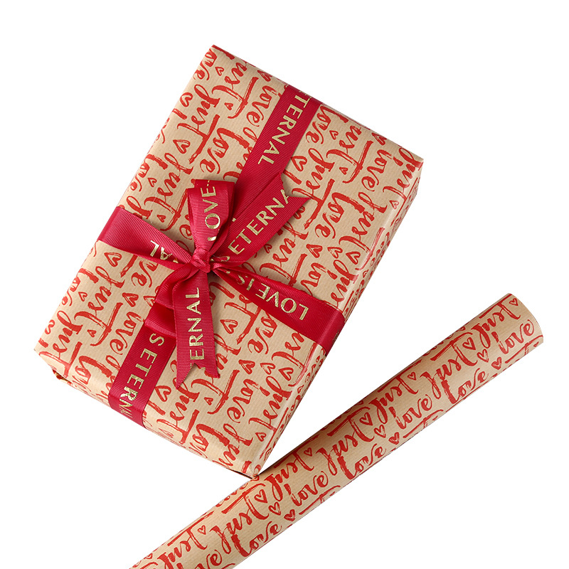Gift Wrapping Paper Bouquet Striped Vintage Kraft Paper - Temu