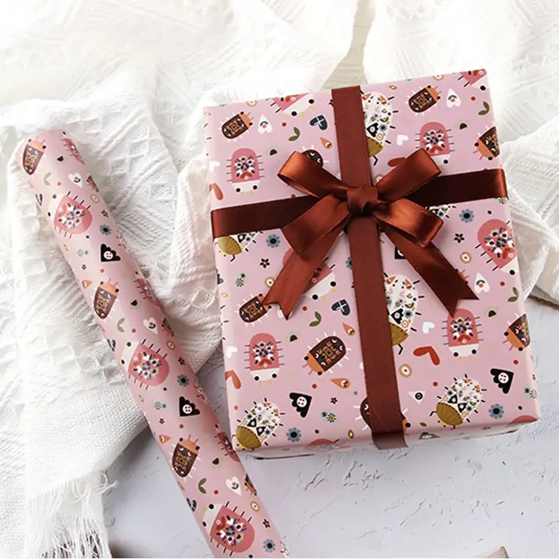 Cute Gift Paper Cartoon Toy Wrapping Paper Birthday Gift - Temu