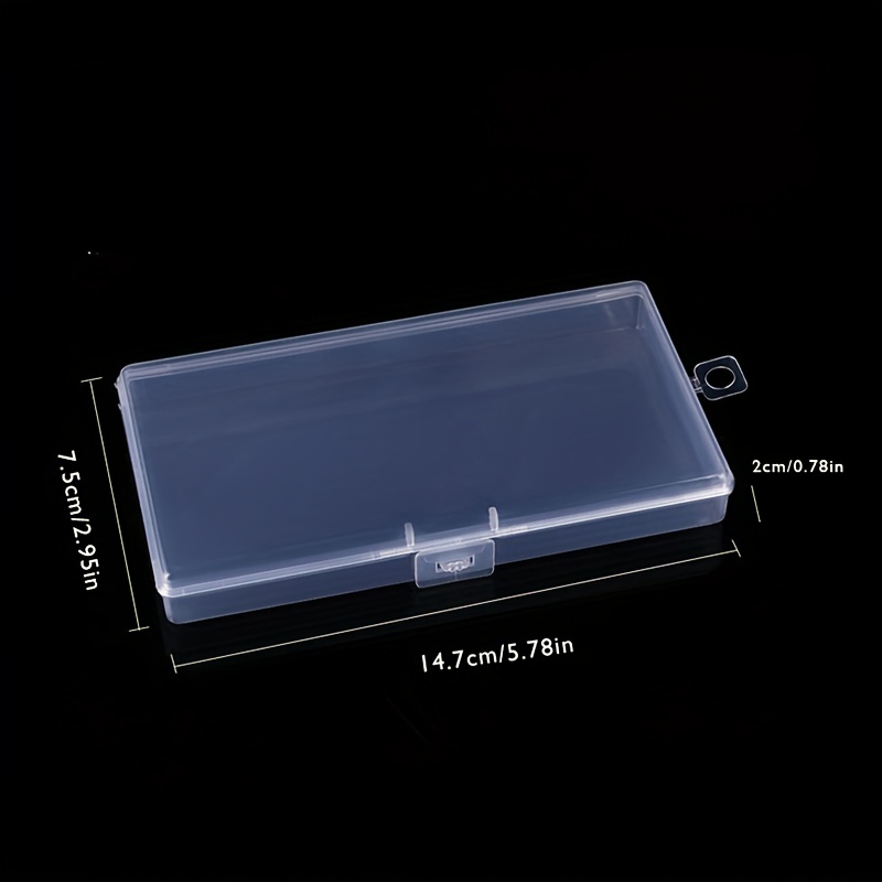 Scrapbook Sticker Storage Box Plastic Transparent Storage - Temu