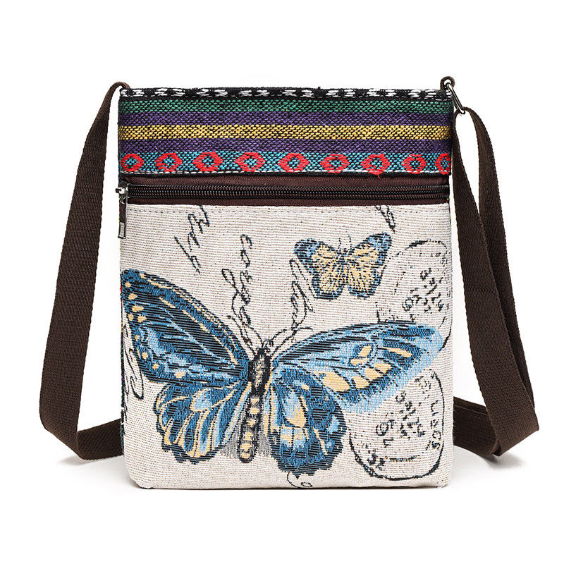 Butterflies women's sales sling bag