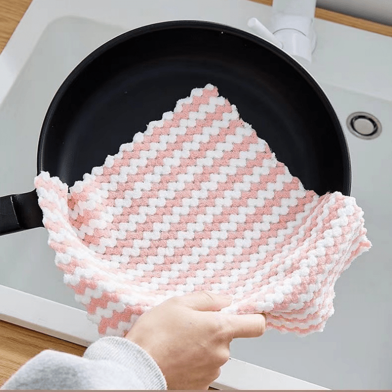 Dish Cloth, Natural Cotton Tidy Dish Cloths Rags, Weave Kitchen Towels And  Dishcloths Sets, Soft And Absorbent Hand Towel Wash Towels, Kitchen  Supplies - Temu