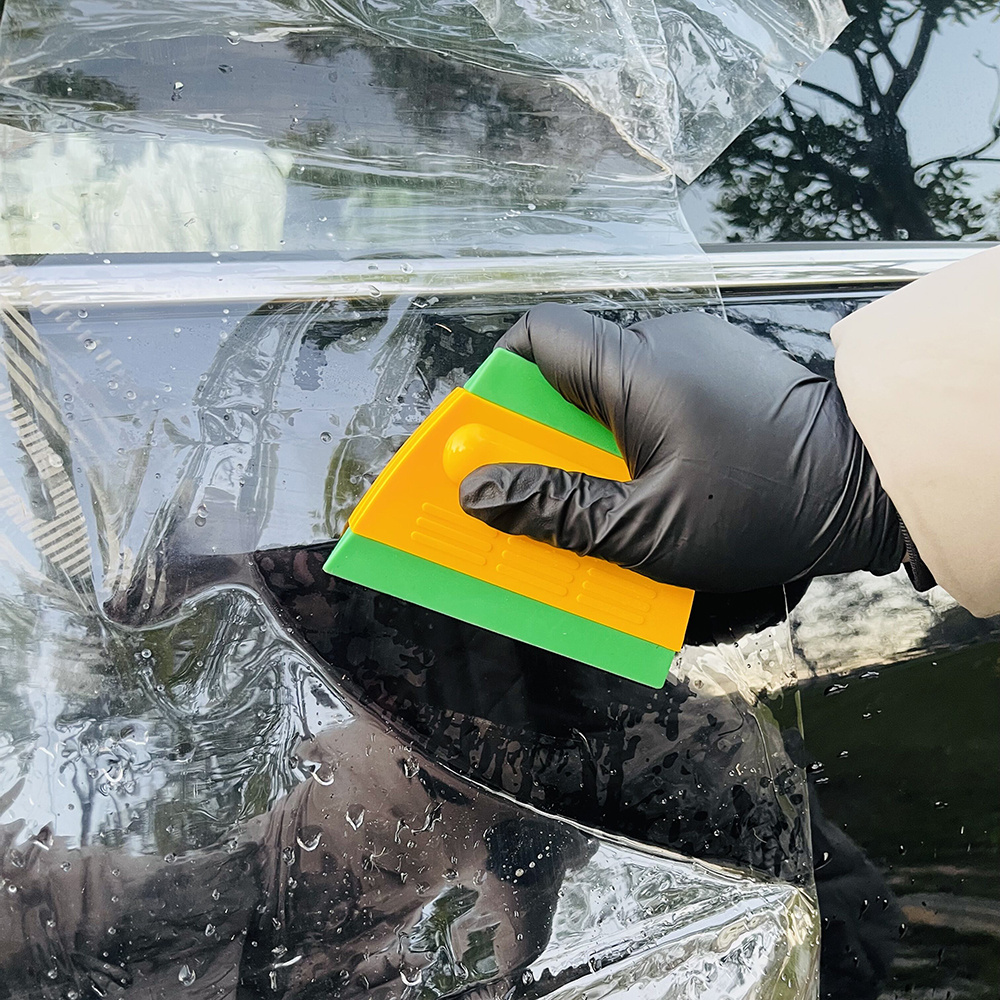 3in1 TPU Squeegee Rubber Scraper for Car,PPF Squeegee for Vinyl