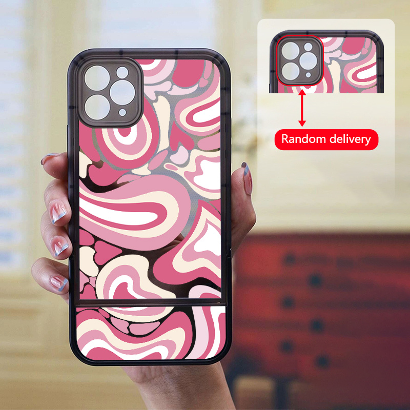 Heart Pattern Phone Case Invisible Holder Iphone 14 13 - Temu United ...