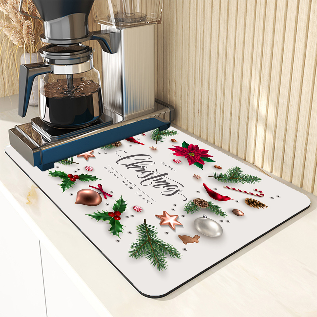 Christmas Dish Drying Mats - Temu