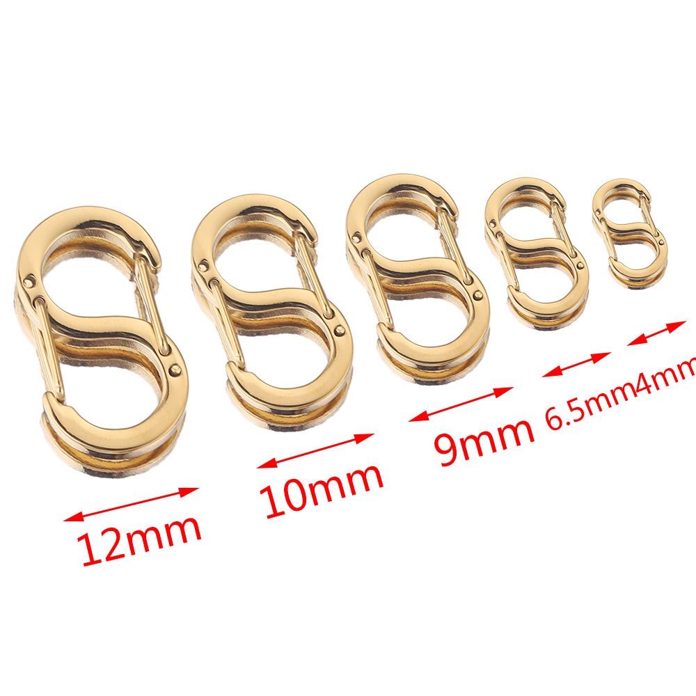 Stainless Steel Golden Color S Shape Clasps Necklace Hooks - Temu