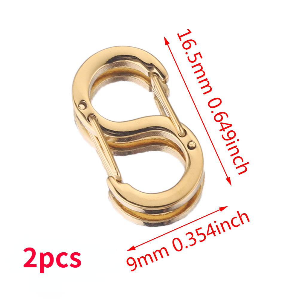 Stainless Steel Buckle Clasp For Pendants Charm - Temu